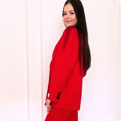 Marynarka dresowa Millo czerwona
