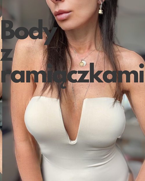 Body usztywniane + ramiączka uni beż