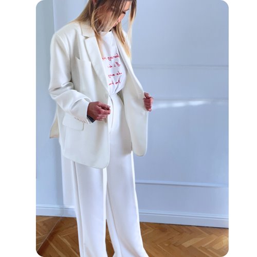 Marynarka oversize Viena wanilia