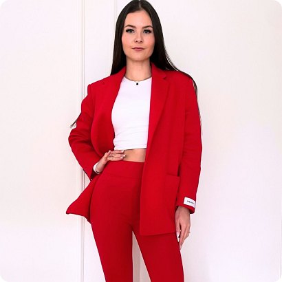 Marynarka dresowa Millo czerwona