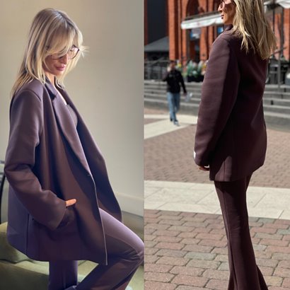 Marynarka oversize Millo czekolada