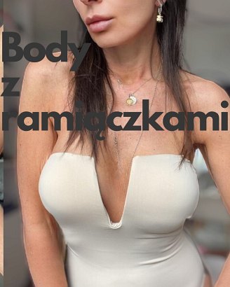 Body usztywniane + ramiączka uni beż